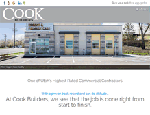 Tablet Screenshot of cookbuilder.com